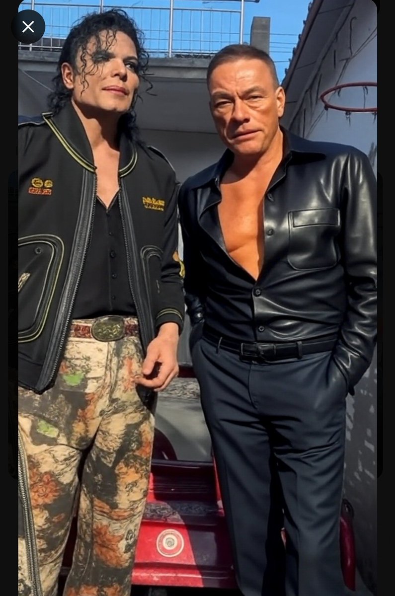 Se han juntado los astros y tenemos juntos a Van Damme y a Michael Jackson