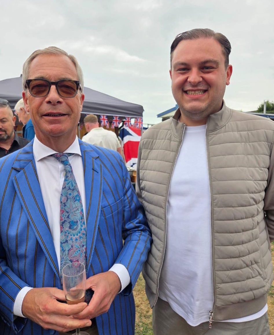 Reform Party UK Exposed 🇬🇧 (@reformexposed) on Twitter photo Reform UK Councillor, Sam Journet (<a href="/ReformUKSam/">Cllr Sam Journet</a>) has been arrested for stalking, harassment and public disorder in the council offices of Basildon DC.
‼️ Reform UK Councillor, Sam Journet (<a href="/ReformUKSam/">Cllr Sam Journet</a>) has been arrested for stalking, harassment and public disorder in the council offices of Basildon DC.
‼️