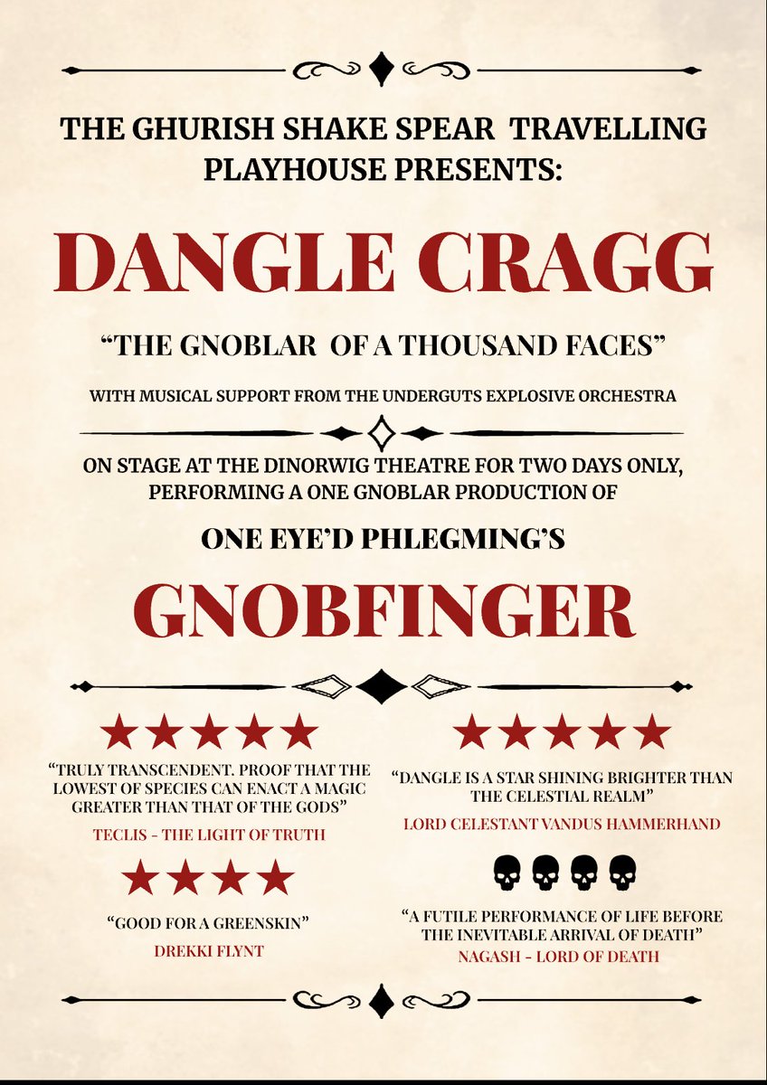 I Had a great weeknd playing AOS at <a href="/WarhammerWitney/">WitneyWarhammer</a> . A brilliant time full of spy shenanigans, good food, and most importantly great people!

To top it all off, I won the award for best secret agent, for my agent and his many disguises! #AgeOfSigmar #WWfive #WarhammerCommunity