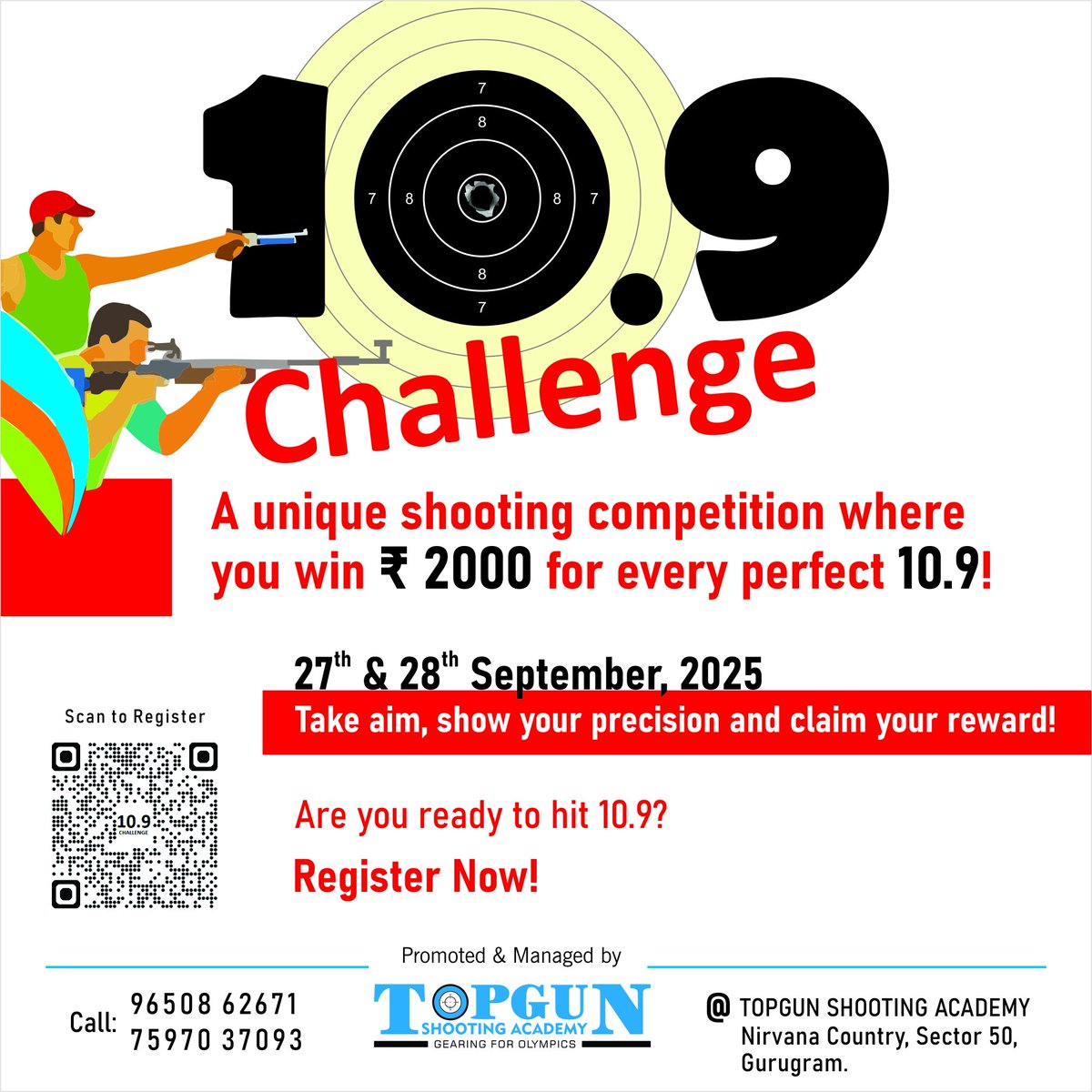 How many 10.9s can you hit — and how much cash can you win? 💰