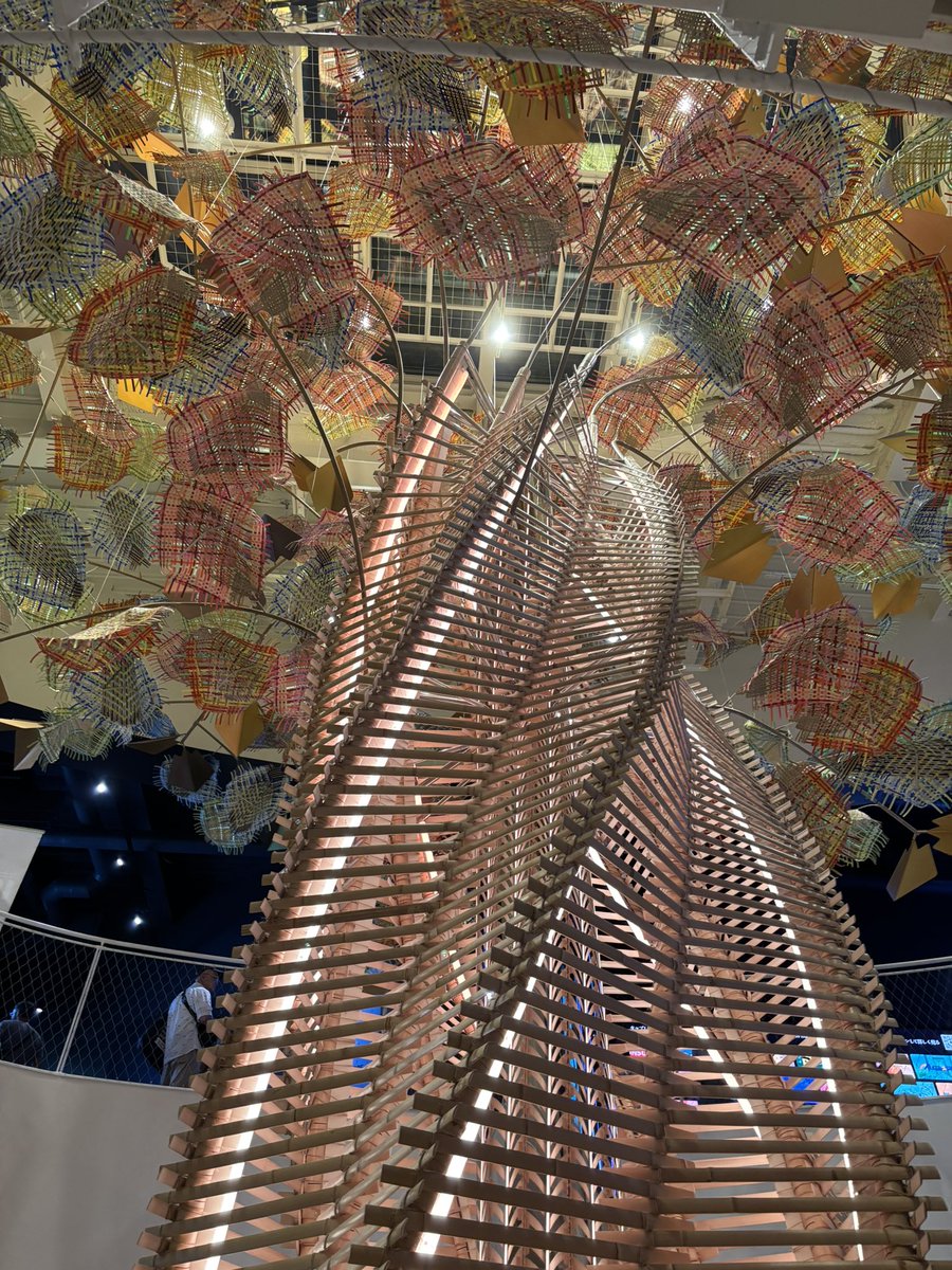 ケインに惹かれて入ったマレーシアパビリオン、ラタンを俺たちが想像もつかないような美しい使い方をしてて普通に感動した