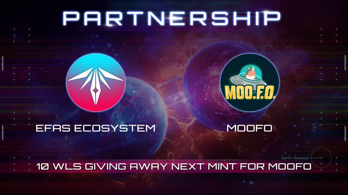 EFAS_Ecosystem's tweet image. THE STATE AUTHORIZES BOVINE OPERATIONS. 🐄👁️

Partnering with @playmoofo, 10 WLs will be distributed to eligible EFAS ecosystem leaders for the upcoming MOO.F.O. NFT Collection — a free mint powered by @anomalygamesinc.

Directives:
• Follow @playmoofo + @EFAS_Ecosystem
•…