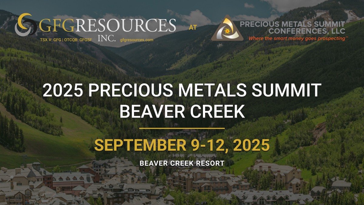 gfgresources's tweet image. GFG will be participating at the Precious Metals Summit Beaver Creek from September 9 - 12, 2025.

We look forward to seeing you there!

Details here: bit.ly/3JDiuWu