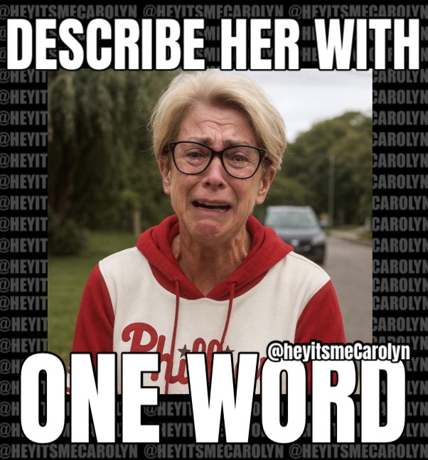 Describe her with one word👇