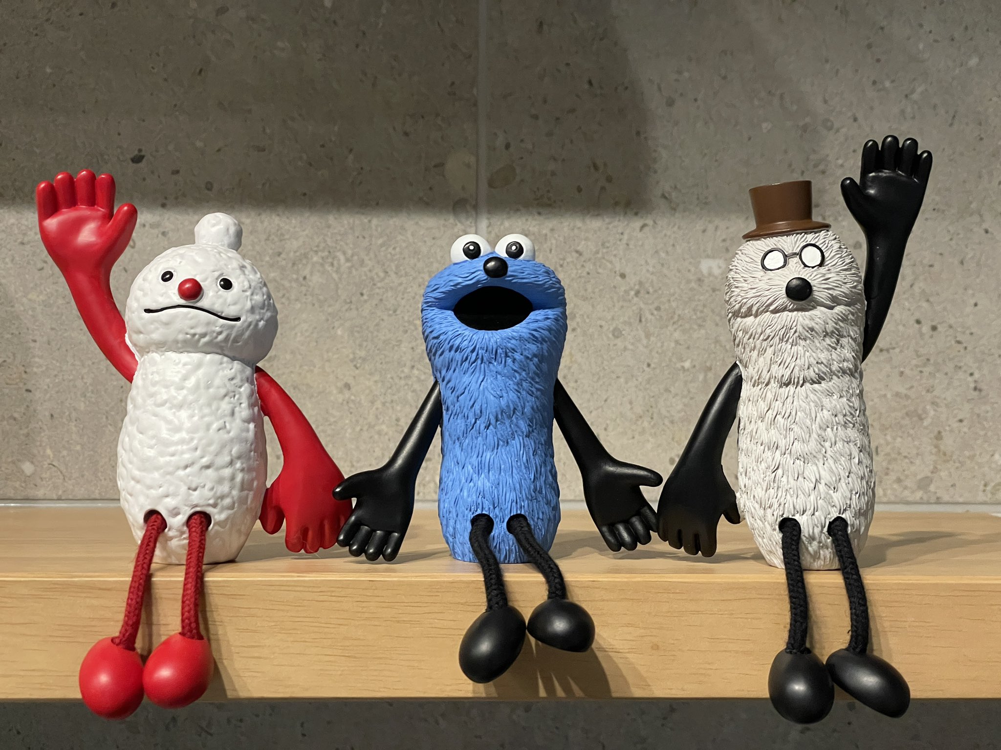 パペットスンスン　ニコアンド　お座りオブジェセット　スンスン　ノンノン　ゾンゾン ニコアンド パペットスンスン コラボ お座りオブジェ 2種