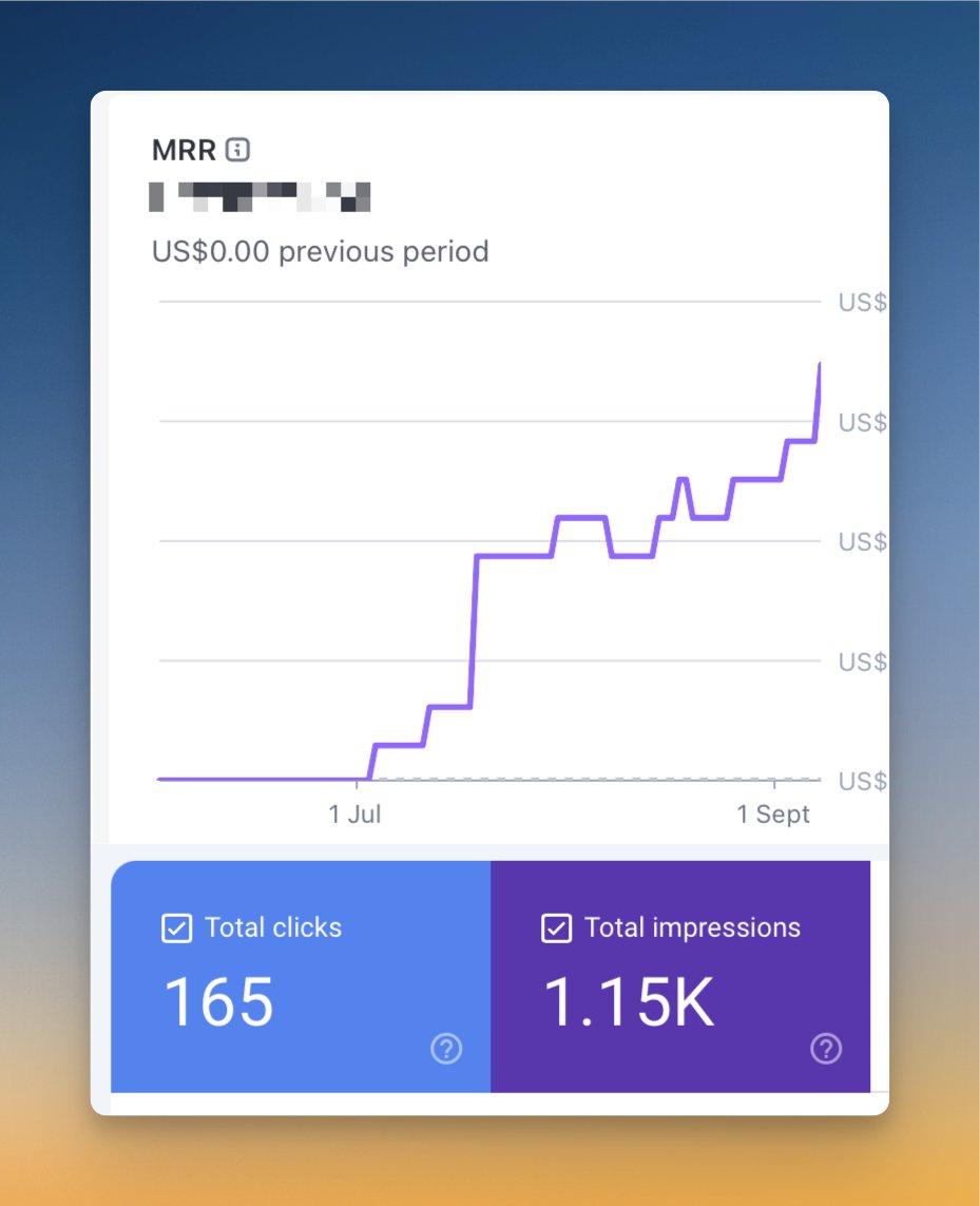 khanhduyvt's tweet image. After the pdfvector.com stable, I started marketing my tool. 
It was tough at first, but after 2 weeks, I made a sale. I&apos;m very happy about this and feel a ton of motivation to keep marketing for a long time. 
I will soon reach my first $1k with this tool. 🚀