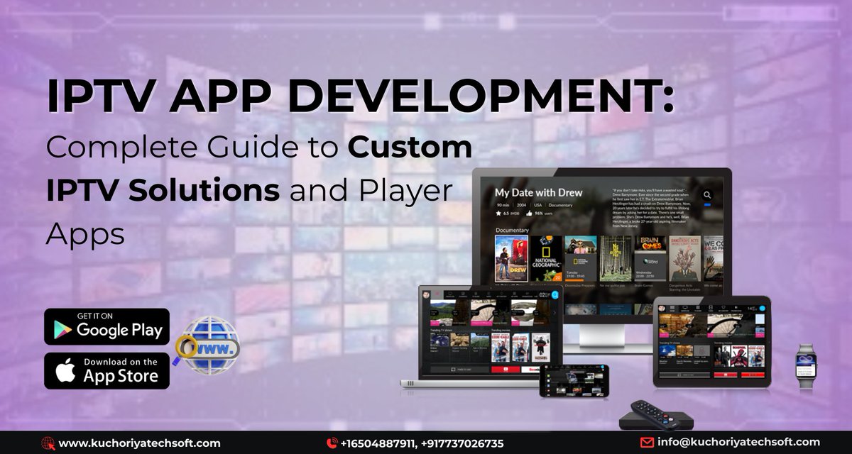 KuchoriyaSoft's tweet image. IPTV App Development: Build Your Streaming Platform🚀

Learn how to create engaging IPTV apps and multi-device support.

Read: kuchoriyatechsoft.com/blog/iptv-app-…

#IPTVAppDevelopment #IPTVPlatform #IPTVApp #LiveTVApp #CustomIPTVApp #StreamingApp #KuchoriyaTechSoft