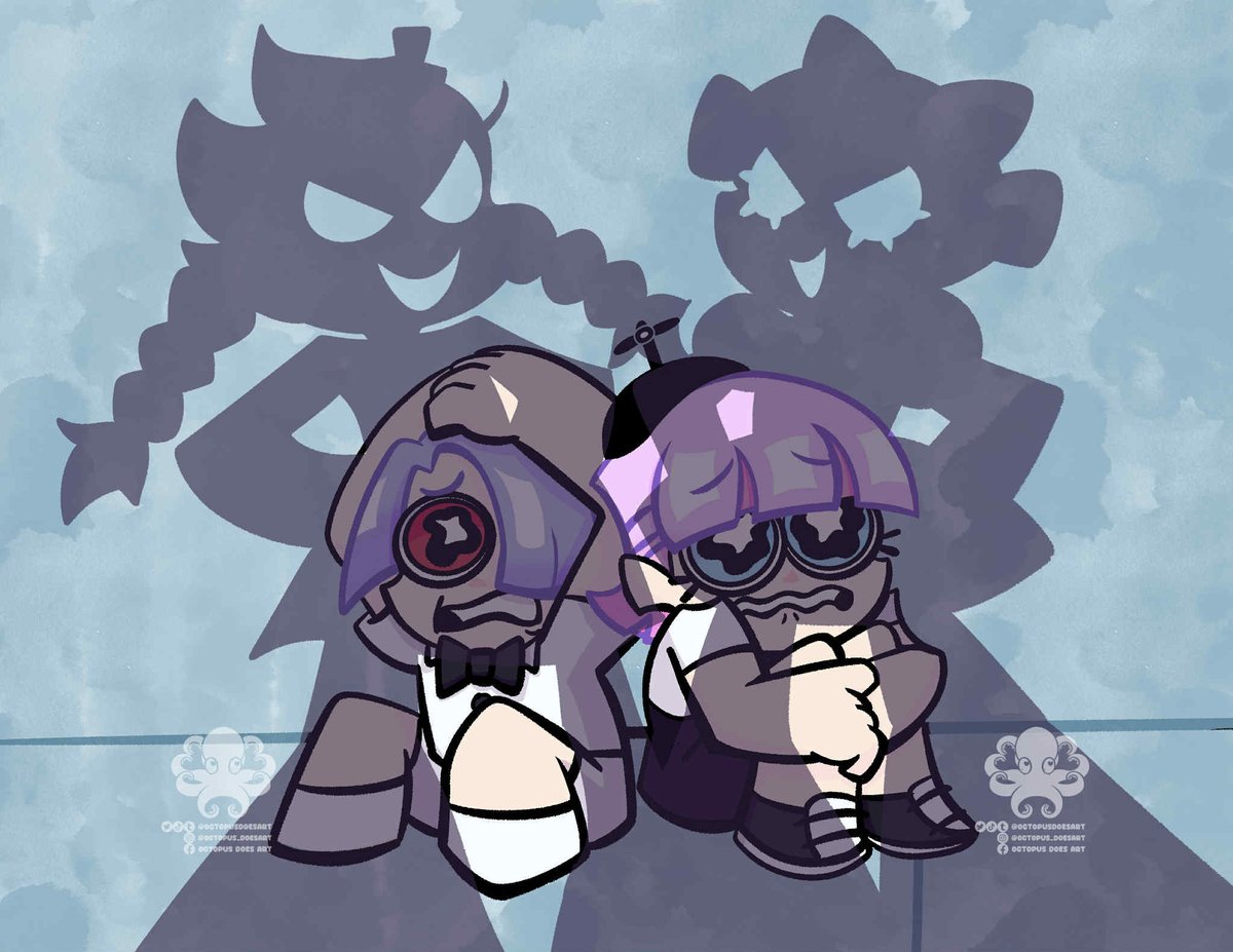 octopusdoesart's tweet image. They were definitely the mean cousins 😔 
#PaSwG #Polyester #polyurethane #polyesterandpolyurethane #PantyAnarchy #stockinganarchy