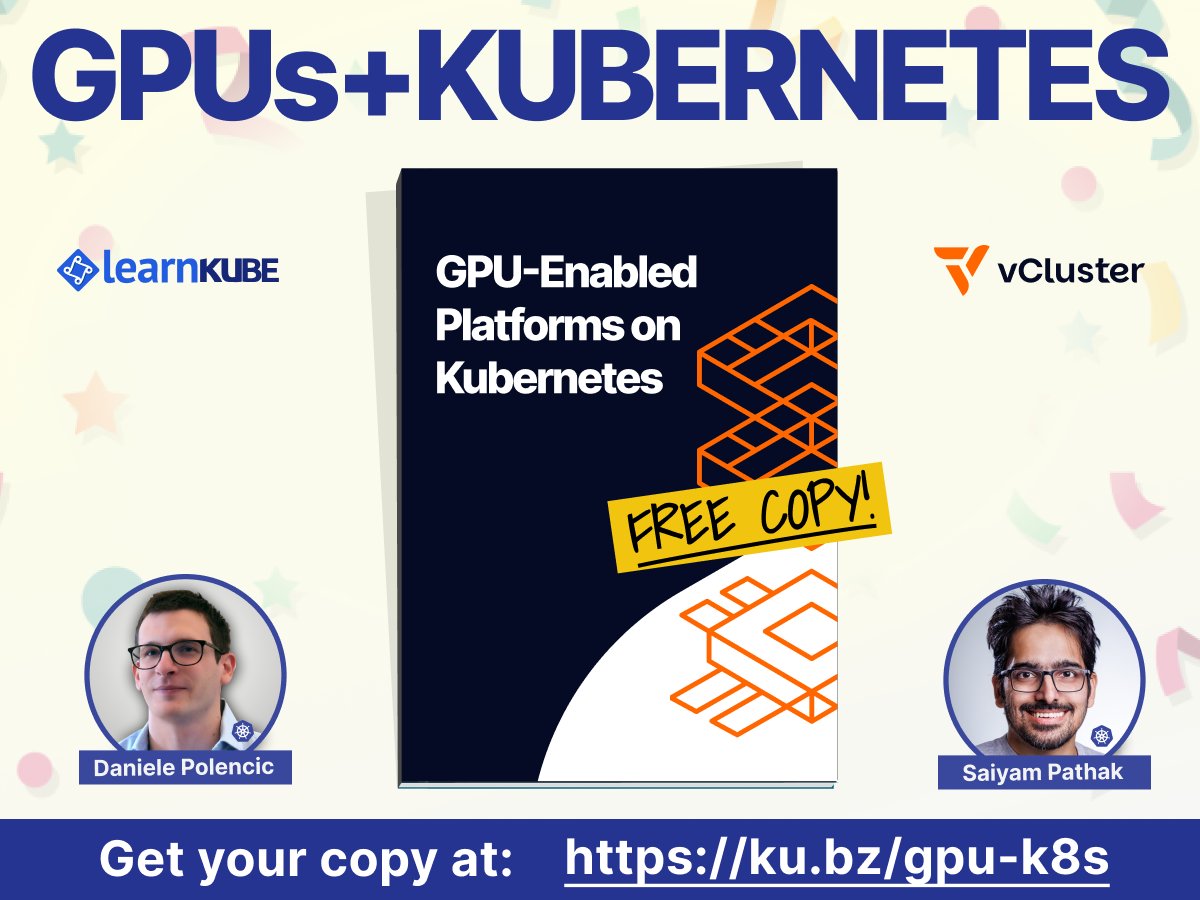 danielepolencic's tweet image. 🚀📕 The GPU + Kubernetes book is finally here. After six months of rabbit holes, I finally understood why this problem was so hard.

When I started, I thought GPUs were just fancy parallel processors. Mount the device, set some resource limits, and done. Then I learned that GPUs…