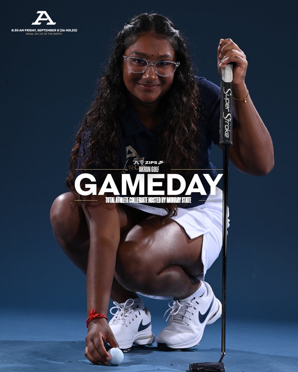 GAMEDAY‼️

Akron Golf Opens 2025-26 Season at the Total Athlete Collegiate

📊 tinyurl.com/253ulnc9
🔗 tinyurl.com/25fye5uy

#GoZips 🦘 #MakeTheClimb