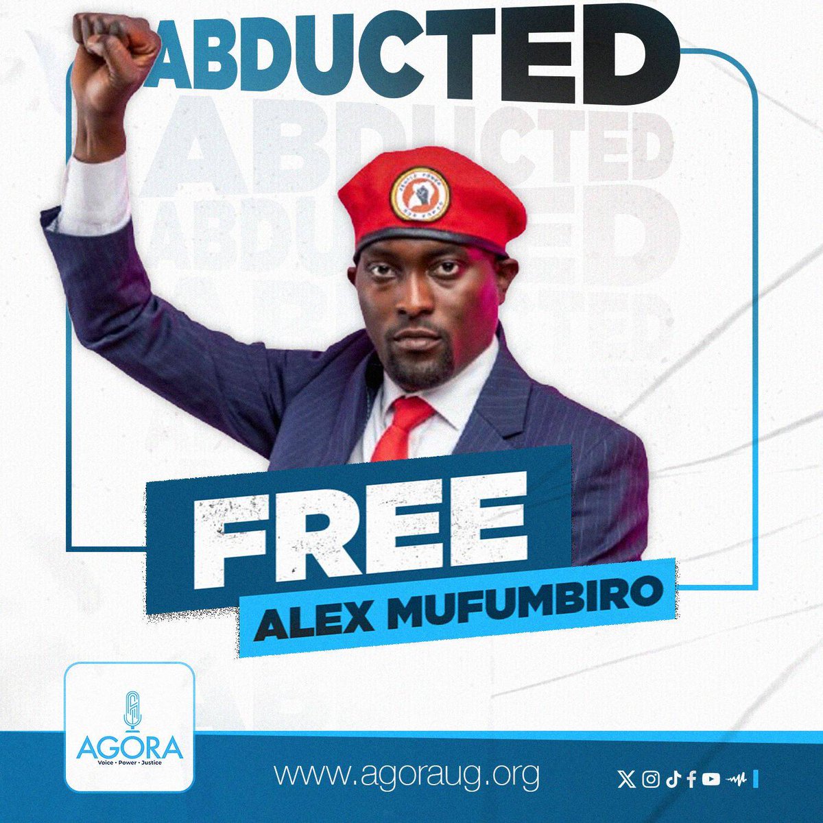 .<a href="/NUP_Ug/">National Unity Platform</a>'s Deputy Spokesperson Alex Waiswa Mufumbiro was abducted this afternoon outside Kawempe magistrates court.
#FreeAllPoliticalPrisonersUg