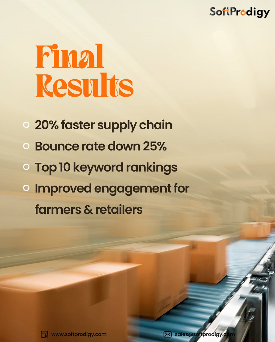 SoftProdigy's tweet image. We didn’t just code. We crushed it. 💻⚡
Turned Ninjacart’s messy supply chain into a smart, trackable, AI-powered system. 🚀
👀 Real-time ops
📉 Lower bounce rates
🏁 Faster deliveries
#AI #SupplyChain #LogisticsTech #SEO #Innovation #SoftProdigy
🔗 softprodigy.com/casestudy/ninj…