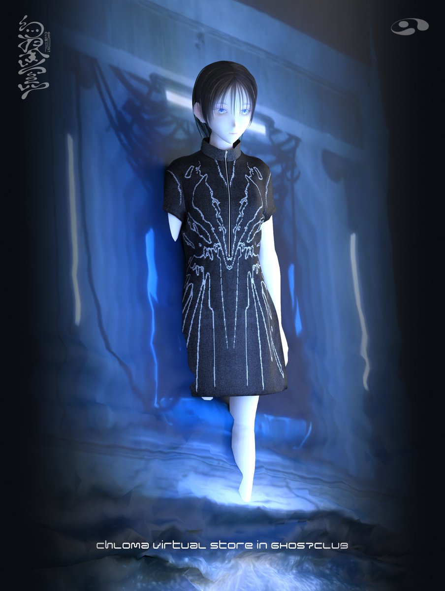 【告知】

9/12(金)に新作バーチャルウェア3型を発売開始, 同時に同型のフィジカル衣服の再販を開始致します.

また

[ chloma Virtual Store in GHOSTCLUB ]
を下記日時に開店いたします.
新作衣服の試着やストア空間をぜひお楽しみください.
⚫︎Schedule
9/13  18時-20時
9/14,26,27  21時-24時
