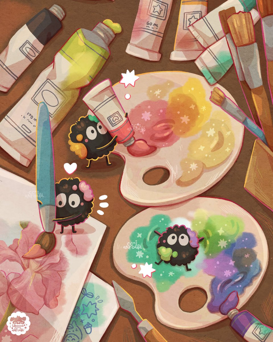 Playing with paints 🎨🖌