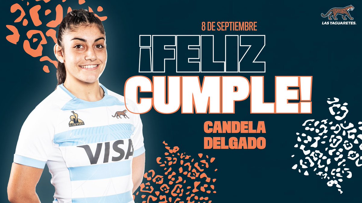 ¡Empezamos la semana con festejo! ¡Le deseamos el mejor de los días a Cande Delgado! 🥳

#SomosLasYaguaretés