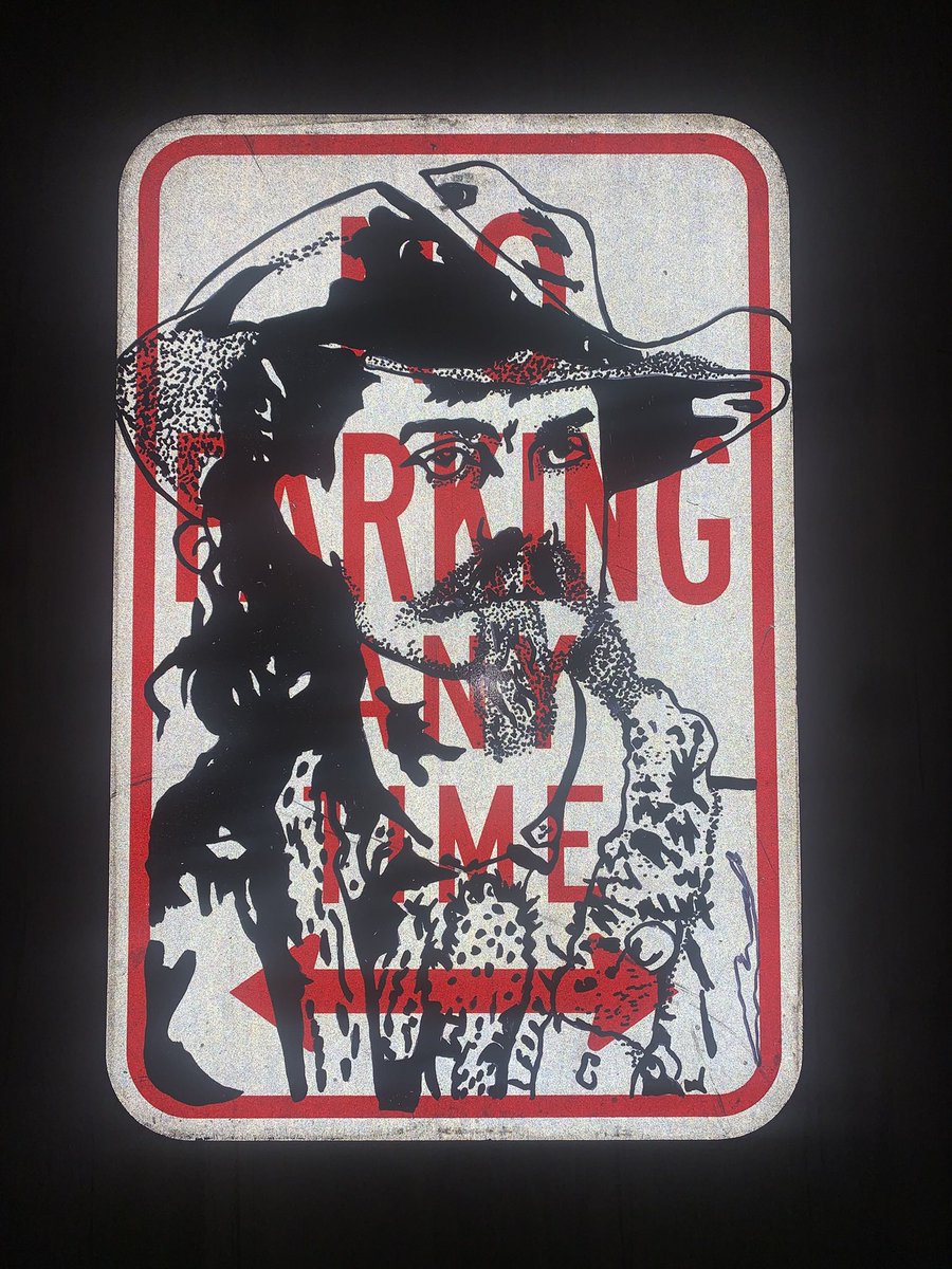 🦬 Bill - 12x18 upcycled sign &amp; oil
DM to purchase
#art #artist #artoftheday #artforsale #artcollector #thesigntologist