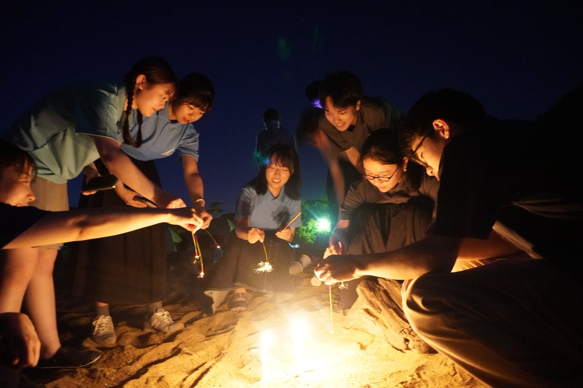 chor_triangle23's tweet image. こんばんは！Chor Triangleです！
一昨日と昨日の2日間、1年ぶりに岡山県の渋川青年の家で合宿を行いました🍑
合唱だけじゃなく、楽典講座あり、スポーツあり、花火ありのてんこ盛り合宿でした！🎶✏️🏀🎇
みんなと夏の思い出もたくさん作れました🫶