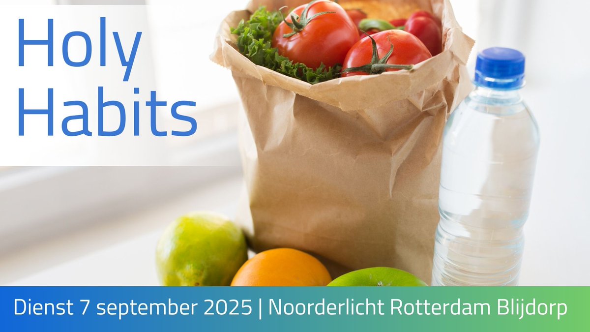 Preek gemist? Gisteren ging deze over 'holy habits'. Lees 'm hier na: noorderlichtrotterdam.nl/wp-content/upl…