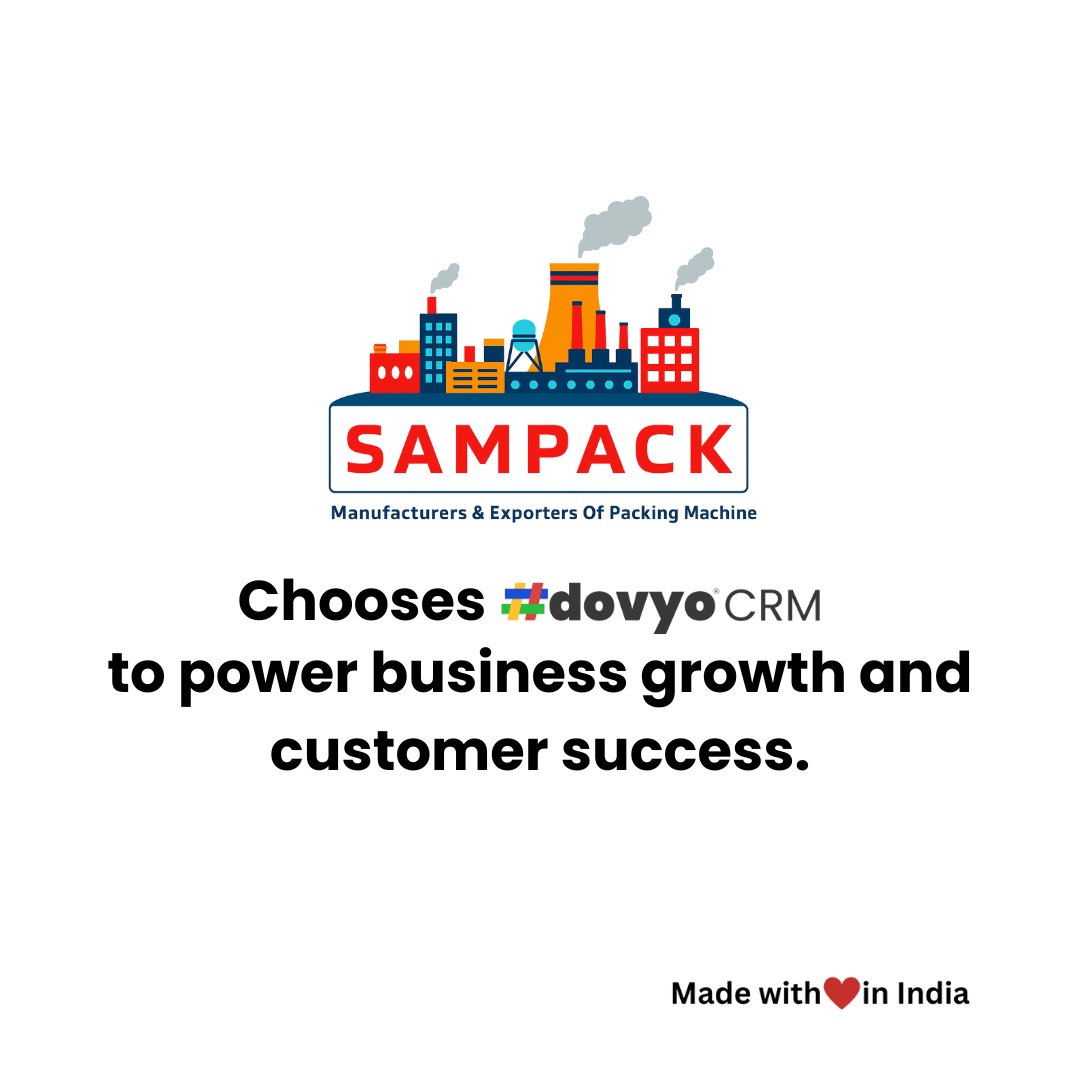 dovyotech's tweet image. Sampack  hands with #dovyo CRM to elevate customer relationship management, streamline operations, and drive business growth #dovyoCRM, #CRMforbusiness #businessgrowth, #successtogether, #CRM. hashdovyo.com