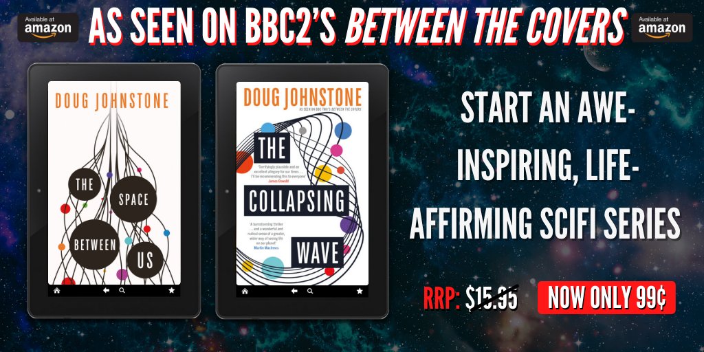 OrendaBooks's tweet photo. 🐙 #USA #Canada #Deals 🌊

Books 1 &amp; 2 in @doug_johnstone's awe-inspiring, EPIC, unforgettable Enceladons Trilogy #TheSpaceBetweenUs &amp; #TheCollapsingWave are only #99c each!

🐙 https://t.co/RknGFoFfGf 
🌊 https://t.co/RknGFoFfGf 

RUN to grab your copies!

#BookTwitter #SciFi https://t.co/kCpolCKrKm