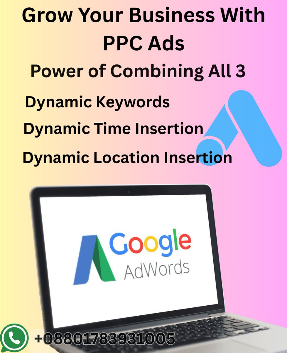 OmorFaruk115980's tweet image. Want the ultimate CTR boost? 🚀
Combine Dynamic Keyword + Location + Time Insertion in your Google Ads.
Example:
👉 “Buy {Keyword: Shoes} in {Location: New York} – Sale Ends {Time: Tonight}!”
That’s personal, local, and urgent—all in one ad.
#GoogleAdsPro #AdvancedPPC #BetterCTR