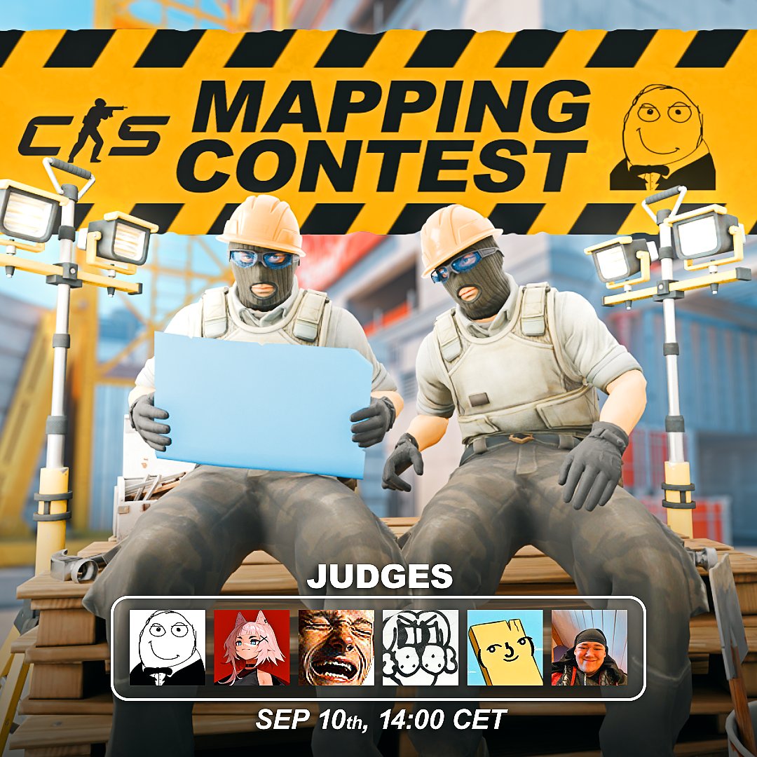 dima_wallhacks's tweet image. CS2: MAPPING CONTEST REVIEW STREAM WITH 6 VERY PROFESSIONAL JUDGES!

BE THERE OR ELSE...