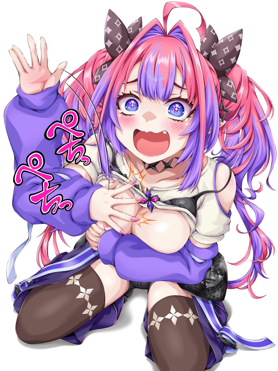 「ボロン除霊を試みるヴィヴィたん #ヴィヴィメイク」|おれんぢのイラスト