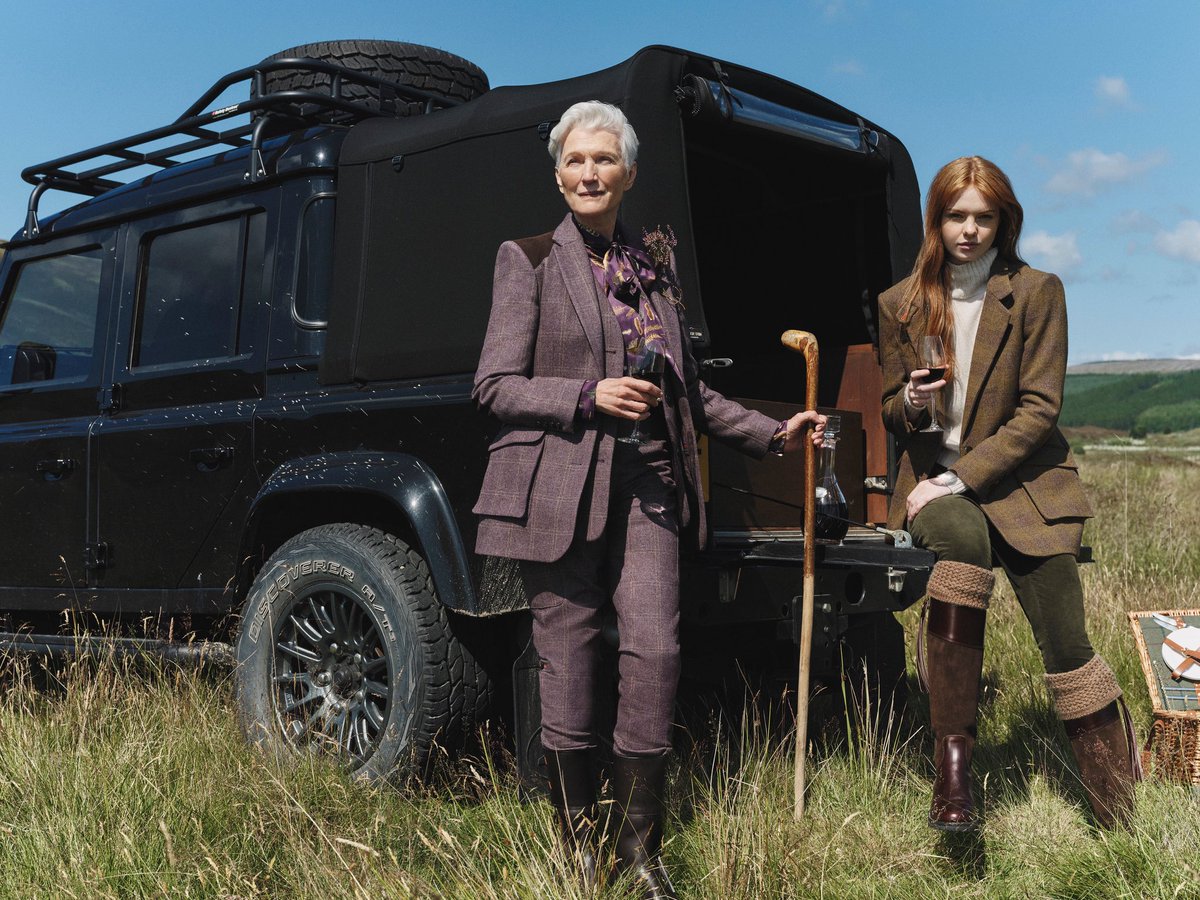 mayemusk's tweet image. In the Scottish Highlands with @reallywildcloth to unveil AW25. @XFashion 🥰🥰