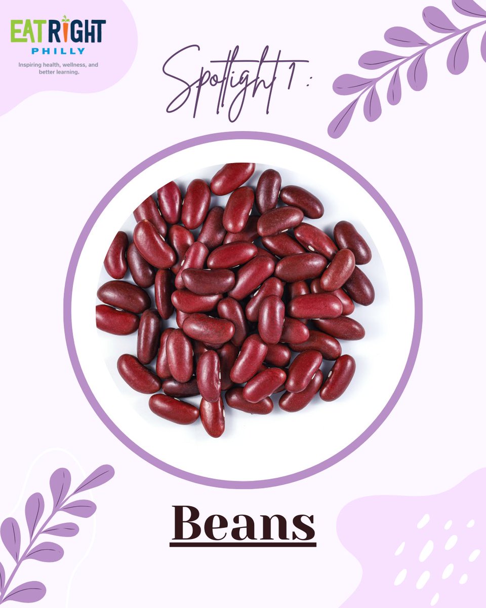 EatRightPhl_DRX's tweet image. Beans are a pantry staple packed with protein and fiber, perfect for adding flavor to any meal. Give them a try and see how easy it is to boost your dishes! #EatRightPhilly #NutritionEducation #SnapEd #SnapEdWorks