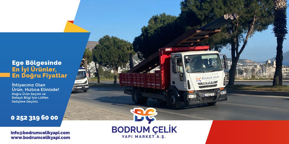 bodrumcelikyapi.com
#bodrum #bodrumçelikyapımarket #yapımarket #bodrumyapımarket #çelik #demir #bodrumdaçelik #bodrumdademir #bodrumdemir #bodrumdainşaatdemiri #bodrumdademirürünleri #demirürünleri #celikürünleri #guvenlihizmet #mayajans #sanayi #metal #genişürünyelpazesi