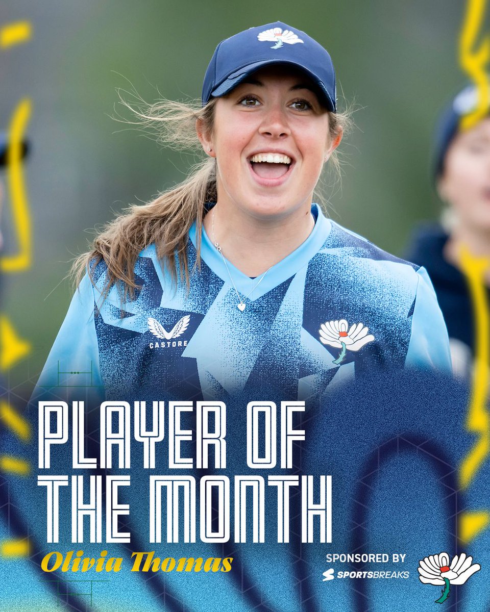 Your votes are in... 🗳️ 

Liv Thomas is the SportsBreaks Women's Player of the Month for August 👏
