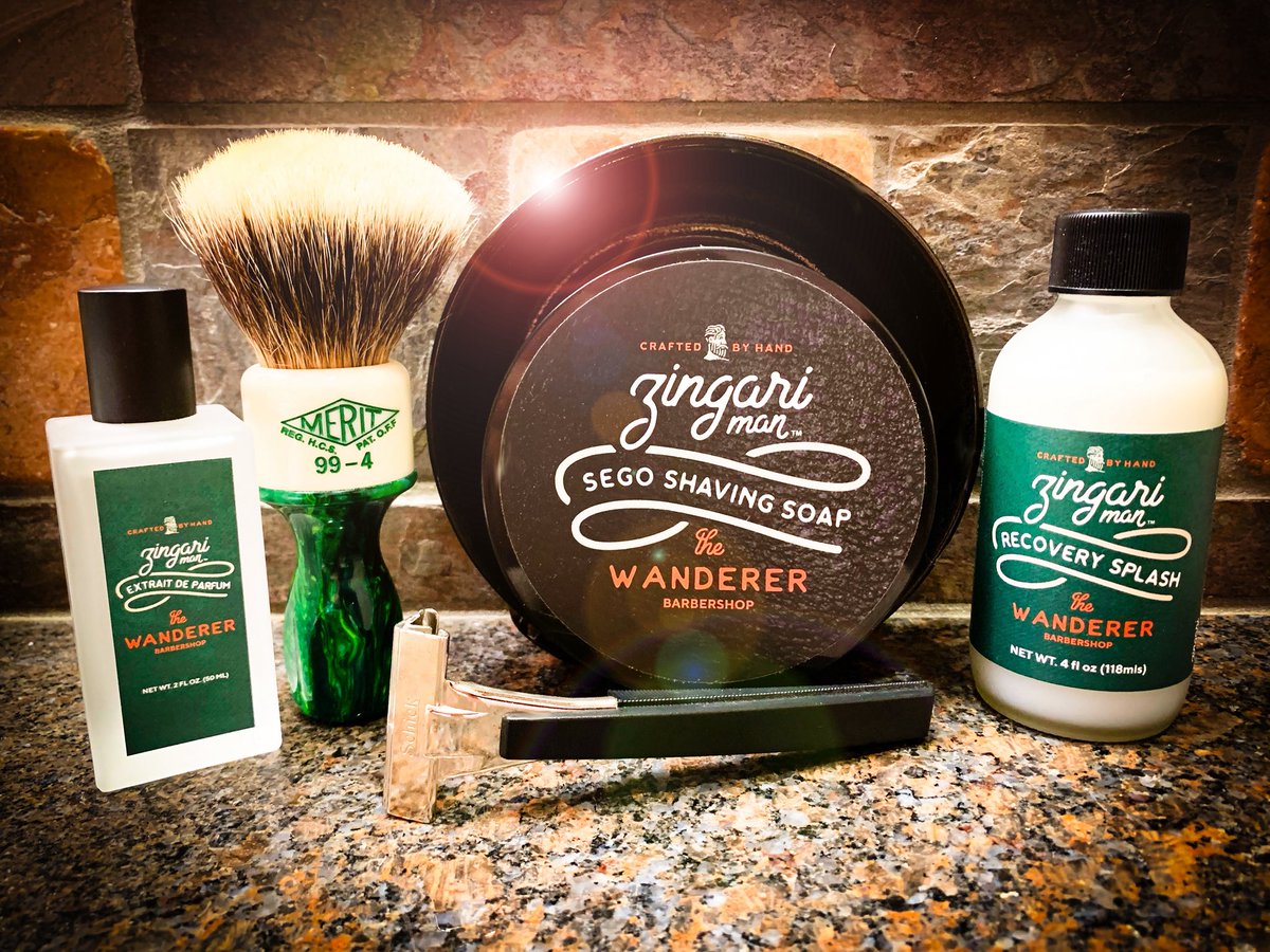 SOTD Vintage Schick L1 Injector 
Zingari Man - The Wanderer 
Captain’s Choice Gunmetal Bowl 
Heritage Collection Shaving SHD 26mm
<a href="/schick/">Schick</a> 
@zingari_man 
@captainschoiceproducts 
@heritagecollectionshaving