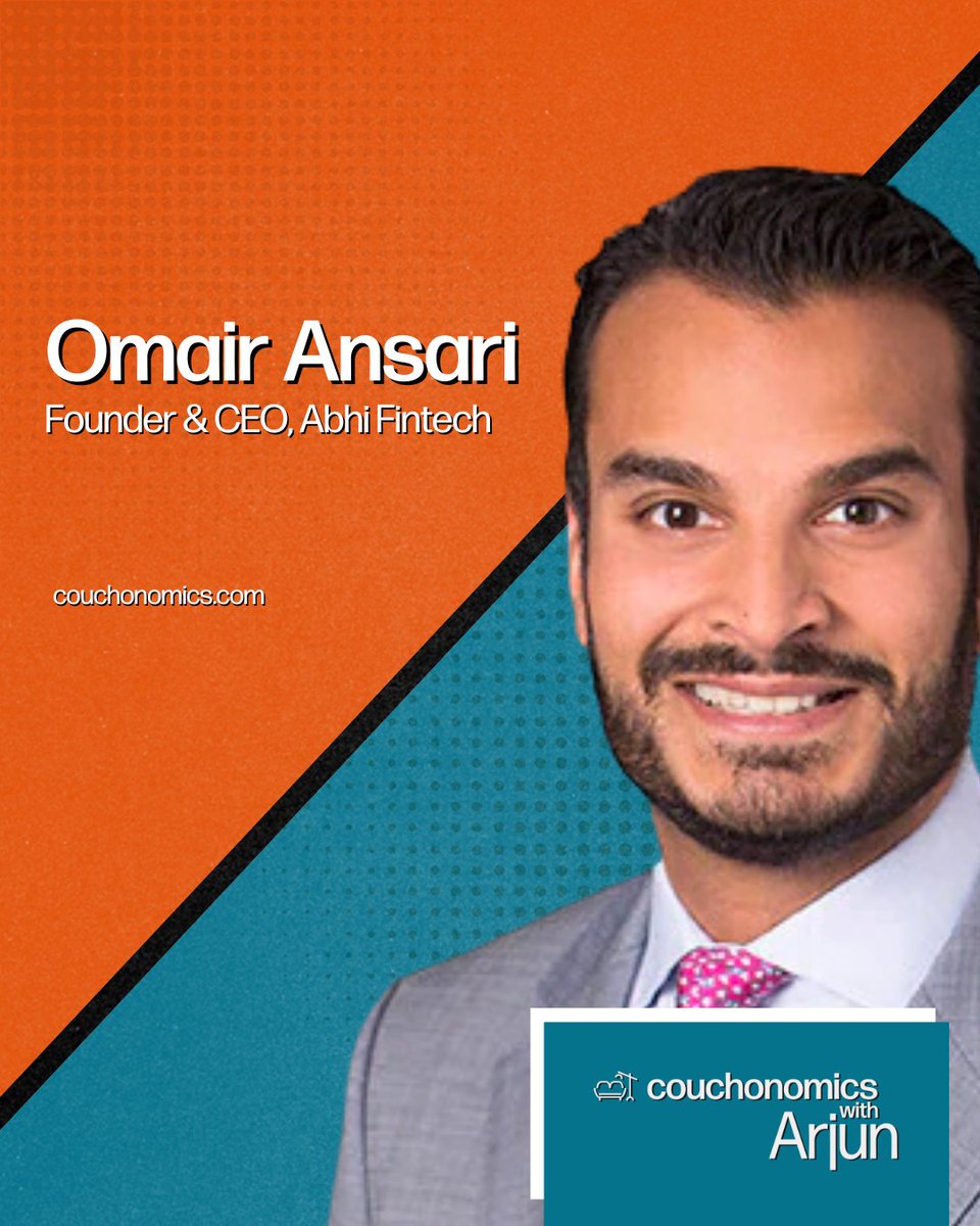 Pakistan’s fastest-growing unicorn.
Tomorrow on Couchonomics: Omair Ansari, CEO of Abhi, on building from earned wage access to SME lending — and even acquiring a bank to power fintech’s future in emerging markets.
Episode drops TOMORROW 🎧
#Couchonomics #FinTech