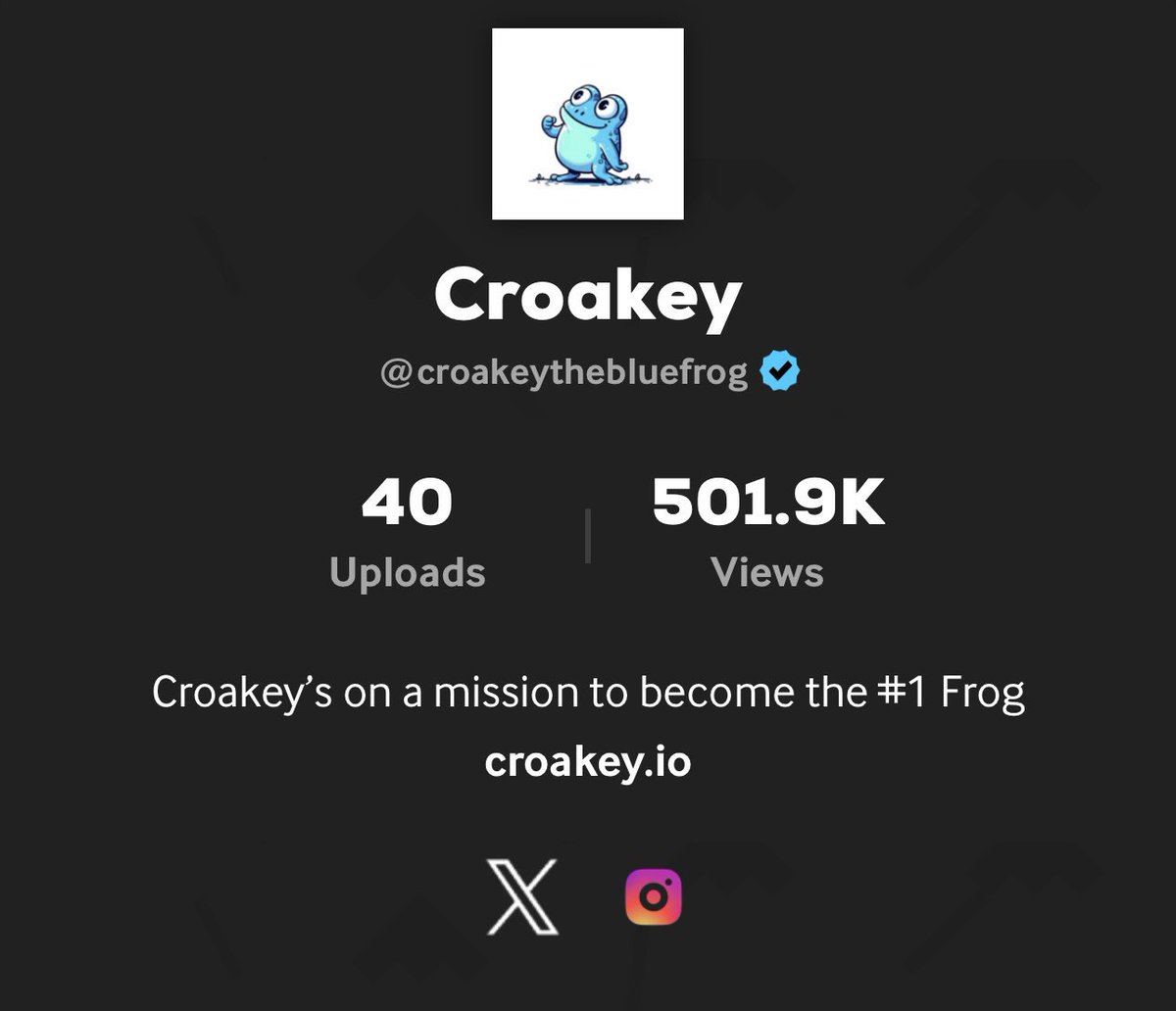 500k Views on <a href="/GIPHY/">GIPHY</a> $CROAK