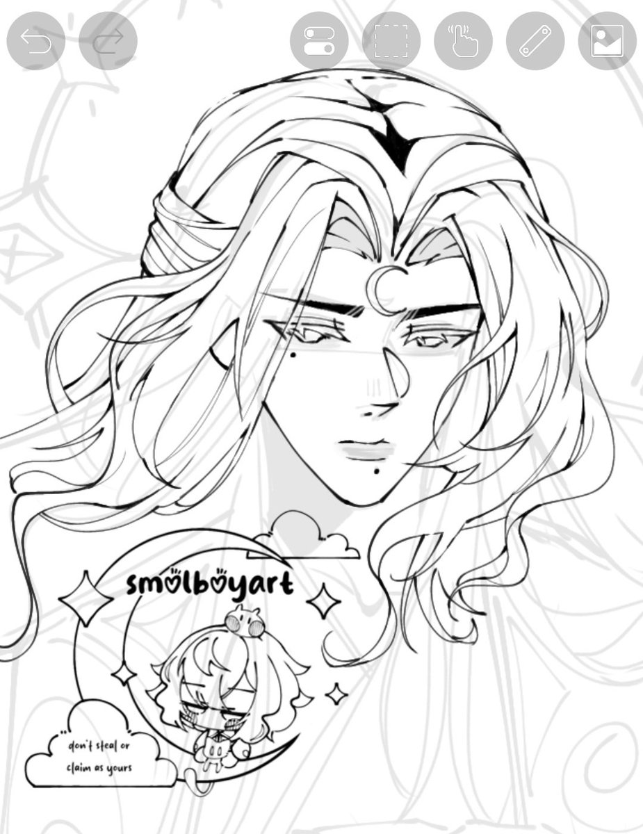 mind u I'm drawing with a finger IT'S TIRING 💔 #oc