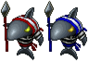 PoppilWan_Mm's tweet photo. バンダナレッド バンダナブルー（スーパーマリオRPG）
#ドット絵 #pixelart https://t.co/Evy6NDcatr