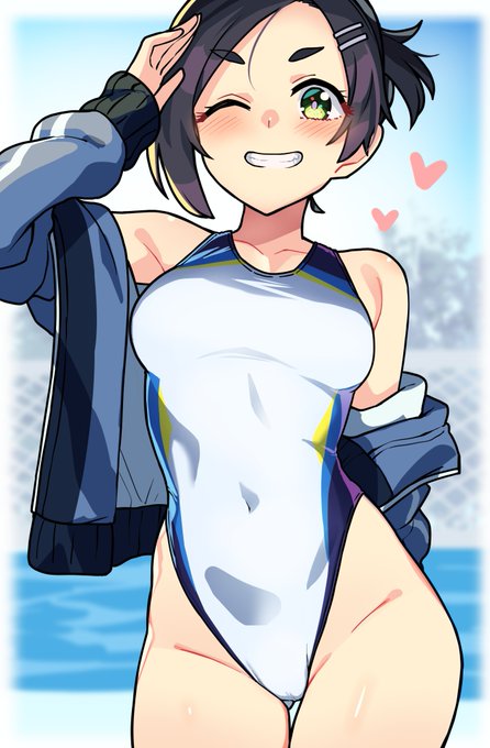 黒潮さんの競泳水着 