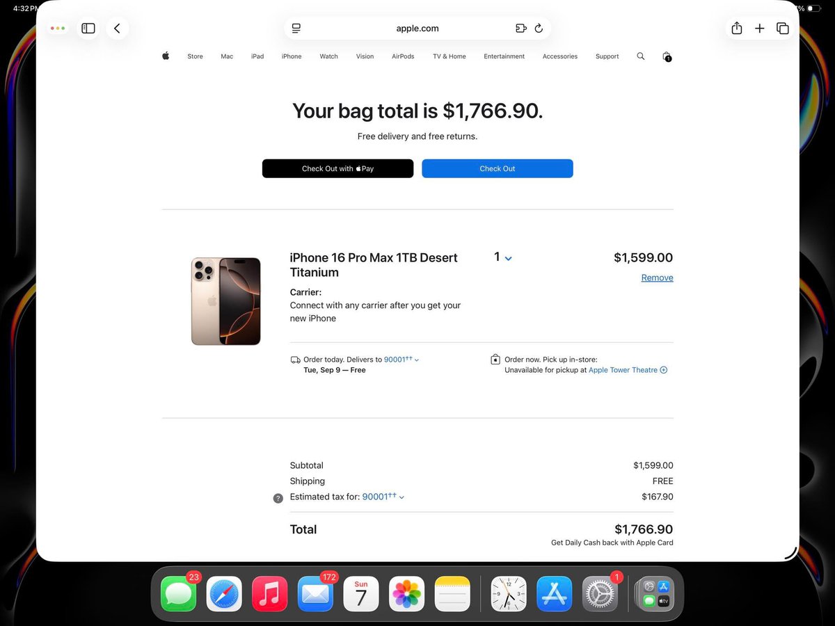 Couldn’t wait any longer, upgraded to the iPhone 16 Pro Max , got the 1TB as I needed more storage 👌🏼