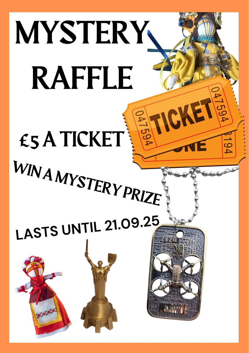 Ames Wick Kitty Sniper Chick🇺🇦 (@amessniperkitty) on Twitter photo MYSTERY RAFFLE! (Ends 21.09.25)
£5 A TICKET!
🅿️🅿️ msnancycampbell@gmail.com
Funds will go towards FPV detector collection. Save soldiers from FPV drones! MYSTERY RAFFLE! (Ends 21.09.25)
£5 A TICKET!
🅿️🅿️ msnancycampbell@gmail.com
Funds will go towards FPV detector collection. Save soldiers from FPV drones!