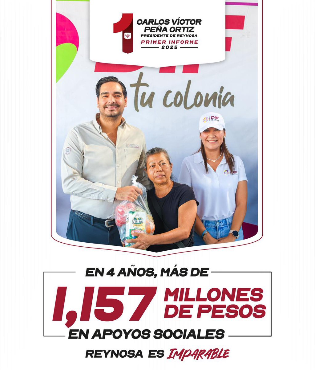 𝘾𝙤𝙢𝙥𝙧𝙤𝙢𝙞𝙨𝙤 𝙘𝙤𝙣 𝙚𝙡 𝙗𝙞𝙚𝙣𝙚𝙨𝙩𝙖𝙧 𝙨𝙤𝙘𝙞𝙖𝙡 🤝

Durante los últimos 4 años, el Gobierno Municipal que encabeza el Alcalde <a href="/carlospenaortiz/">Carlos Víctor Peña Ortiz</a> ha destinado más de 1,157 MDP en apoyos sociales, fortaleciendo la atención a las familias que más lo necesitan. 🙌