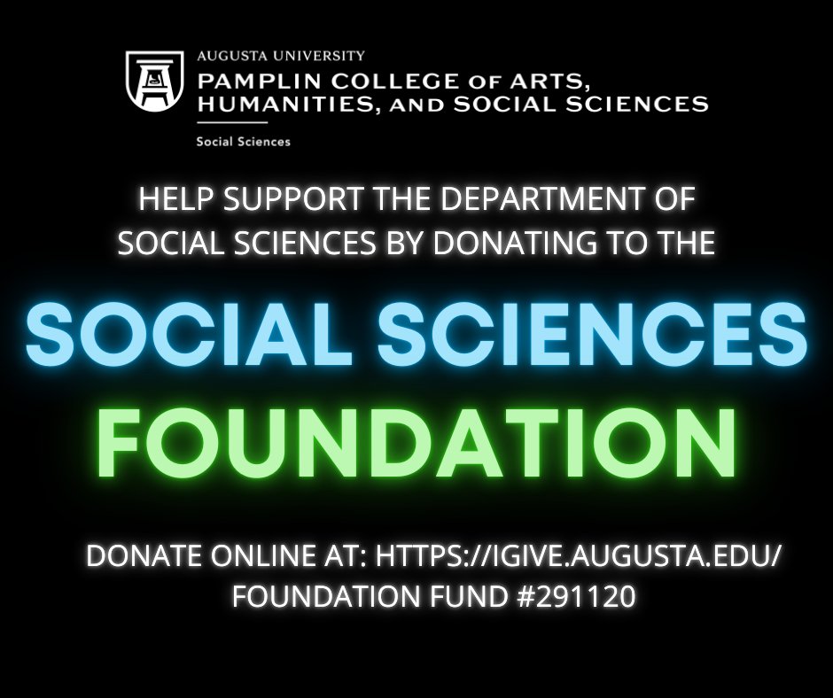 Support our students today!
#SocialSciences #DSS #Support #IGIVE