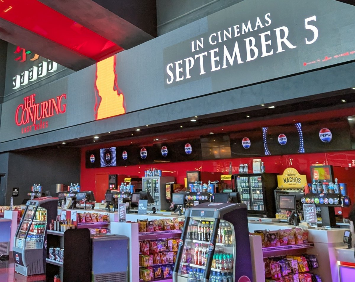 Our first visit to our new local cinema