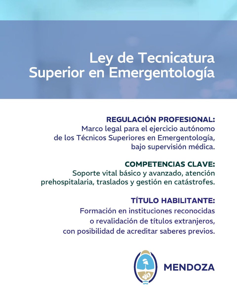 🚨🚑 Presentamos en la Legislatura dos proyectos de ley para fortalecer la salud en áreas críticas: uno regula el ejercicio de la Tecnicatura Superior en Emergentología y el otro moderniza los servicios extrahospitalarios.