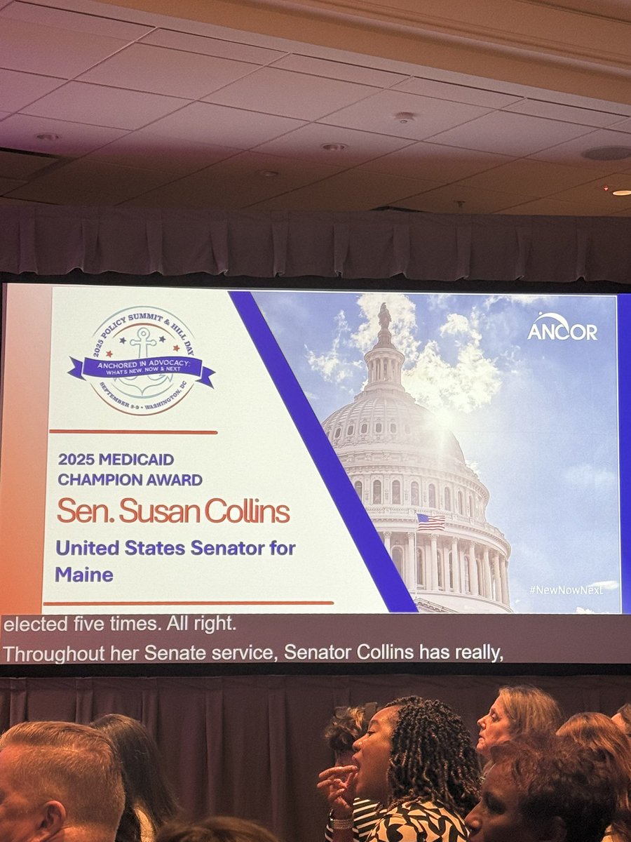 amybrooks's tweet photo. Thank you Senator Collins for your support of Medicaid services and people with disabilities. Your understanding of our services is critical to maintaining funding and helping people live their best lives. #Medicaid @SenatorCollins https://t.co/TSOtBpuDv5