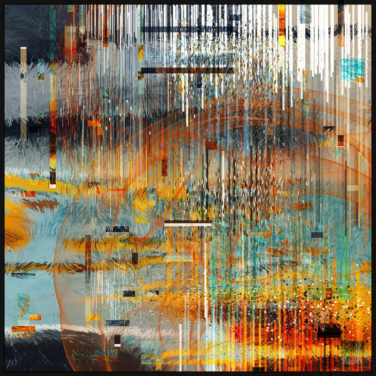 Gn!🌙
“Embers of Resilience”  🖤🧡💙
Owned by <a href="/luna_tragic/">XRPunk</a>