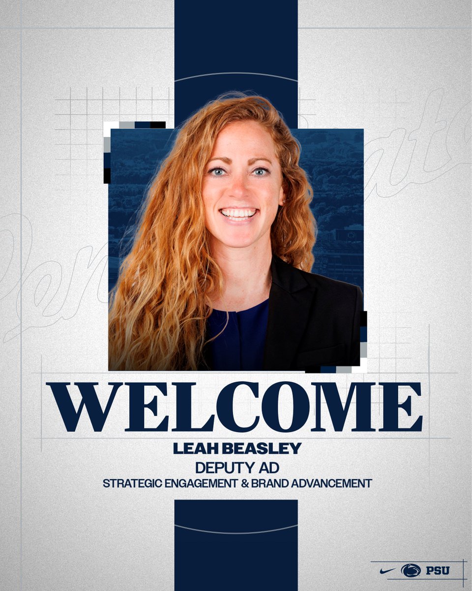 Leah Beasley has been named the Deputy AD for Strategic Engagement &amp; Brand Advancement. 

📰: bit.ly/48d5HUS

#WeAre