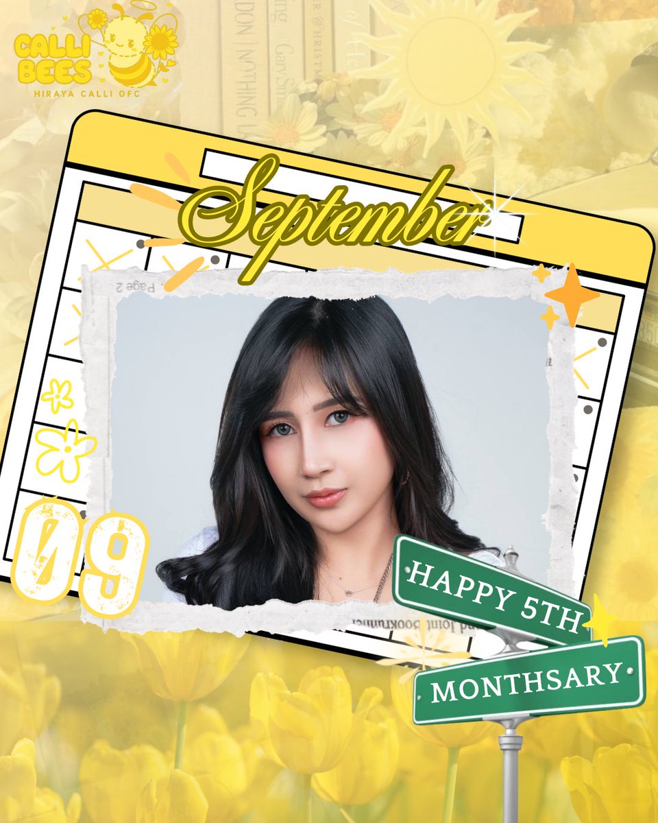 callibees_ofc's tweet photo. Happy 5th Monthsary, Callibees!

Five months of love, laughter, and unforgettable memories together. Thank you for being part of this amazing journey. Here's to more fan moments, stronger bonds, and endless support for what we love. Let’s keep shining together! 💛✨ 
#HirayaCalli https://t.co/7BNQ5VVX34