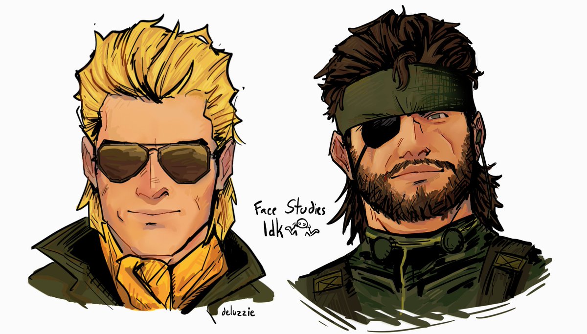 Deluzzie's tweet image. I forgot how to draw help #mgs