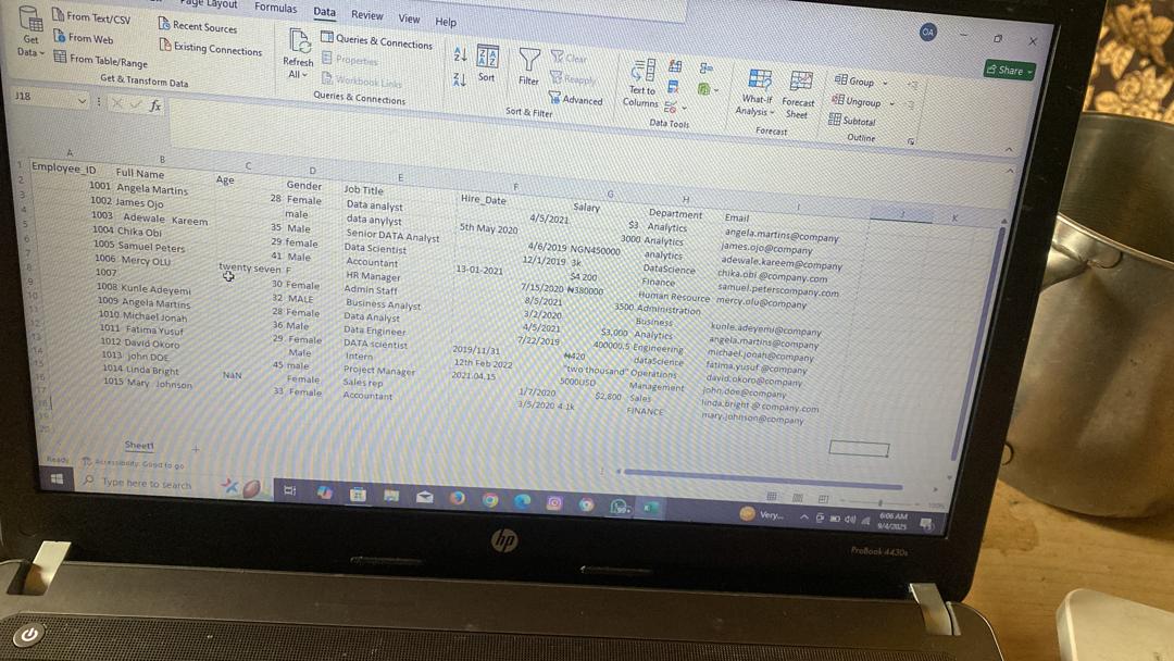 hysow19's tweet image. 🔥 From messy to meaningful!
Check out this student project at DataDetective Analytics — turning scattered data into clear insights 💡📊
This is how data detectives are made! 🚀🔍
#DataAnalytics #ExcelMagic #DataDetective