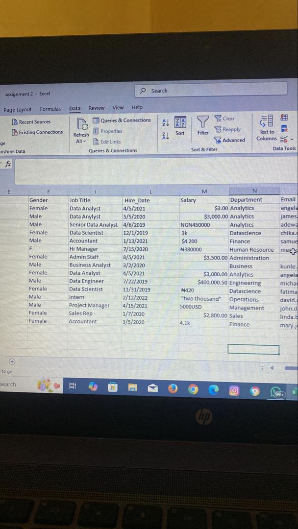 hysow19's tweet image. 🔥 From messy to meaningful!
Check out this student project at DataDetective Analytics — turning scattered data into clear insights 💡📊
This is how data detectives are made! 🚀🔍
#DataAnalytics #ExcelMagic #DataDetective